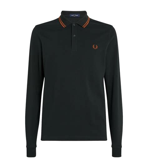 Fred Perry Long Sleeve Polo Shirt Harrods Us