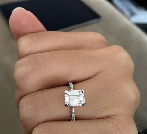Emerald Cut Engagement Rings Pics Please Weddingbee