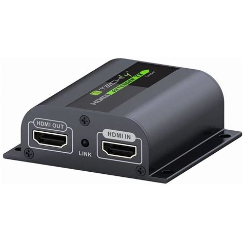 Techly Hdmi Extender By Cat66a7 Cable Up To 60m Fullhd With Ir