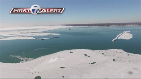 Lake Erie Ice Cover Update Youtube