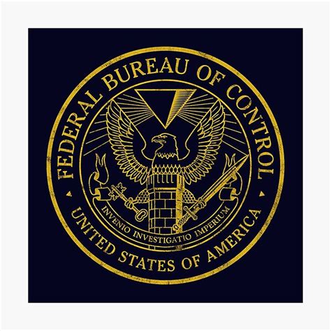Federal Bureau Of Control Logo Photographic Prints Redbubble