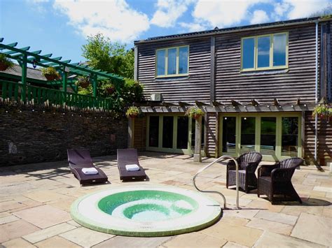 The Hot Tub And Indoor Pool Entrance Heatedindoorpool Luxury Holiday Cottages Devon