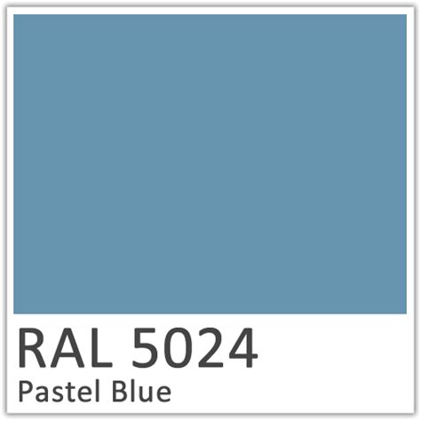 Ral 5024 Pastel Blue Polyester Flowcoat