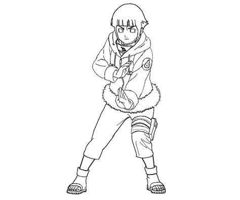 Coloring Pages Hinata Naruto Getdrawings Printable Sketch Coloring Page
