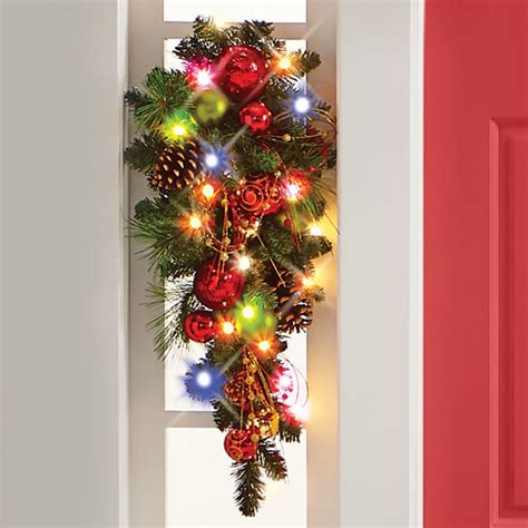 The Cordless Prelit Ornament Holiday Trim Hammacher Schlemmer