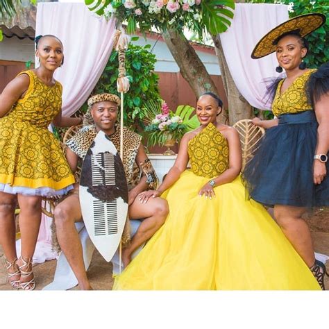Lovely Zulu Traditional Dressesandshweshwe Attires In 2020 African