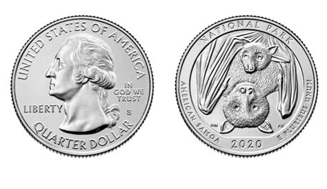 Theres A New Us Quarter With A Fruit Bat Instead Of An Eagle On The Back