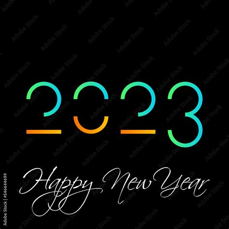 2023 Happy New Year Best Wishes 2023 Background Stock Vector