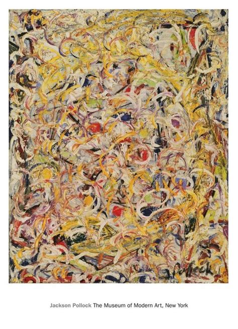 Abstract Art Print Shimmering Substance 1946 By Jackson Pollock