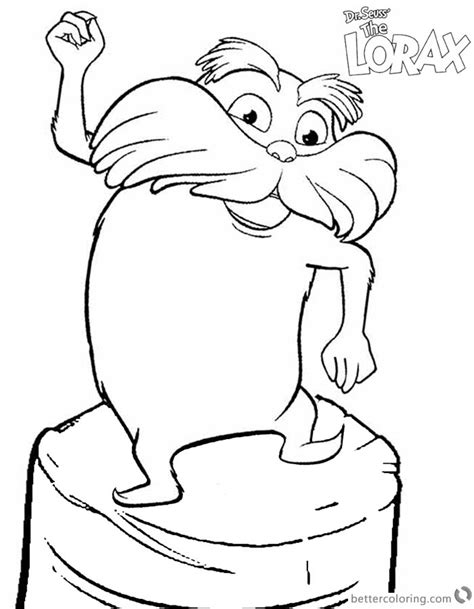 Download and print these free of dr. Cute Dr Seuss Lorax Coloring Pages - Free Printable ...