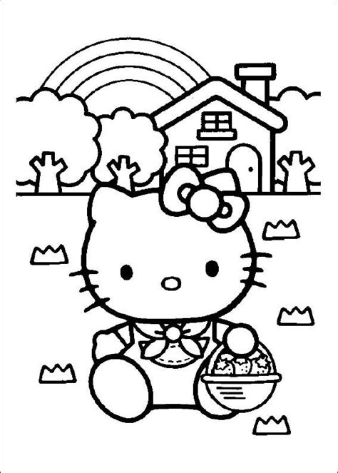 Incrível Olá Kitty Para Colorir Imprimir E Desenhar Colorirme