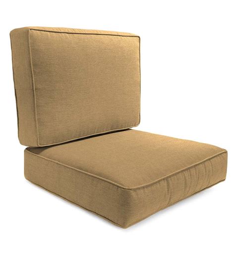 Box Edge Polyester Replacement Chair Cushion Claremont Seating