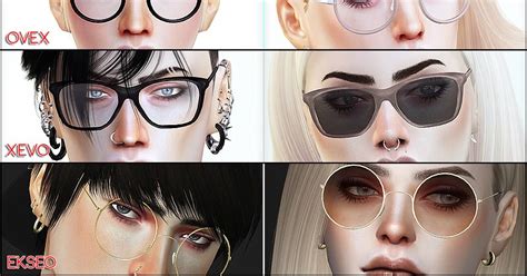 Sims 4 Ccs The Best Glasses By Pralinesims