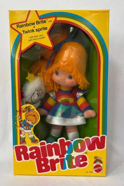 Rainbow Brite Bright Twink Sprite Cloth Doll Mattel Hallmark Nib