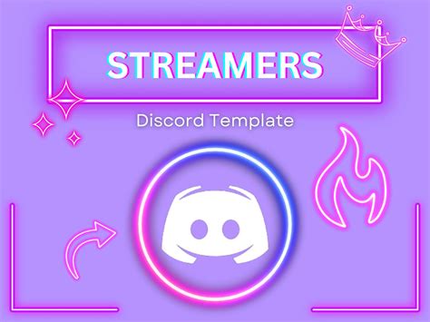 Streamers Discord Template For Creators Instant Download Etsy