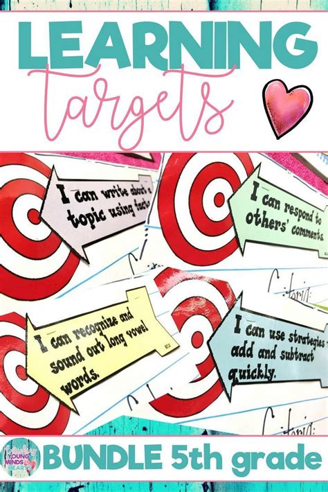 Common Core Learning Target All Subject Bundle 5th Grade Learning