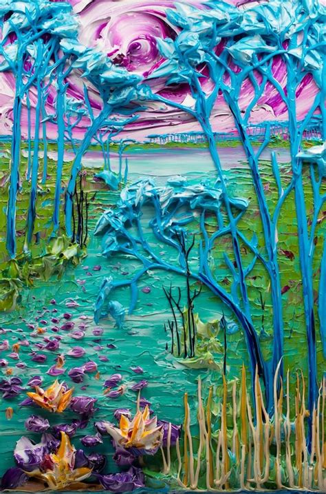 Beautiful Textured Paintings By Justin Gaffrey Teases You To Touch