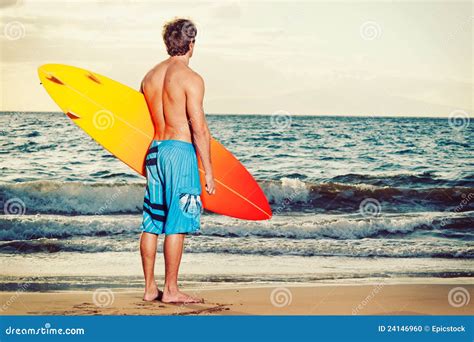 Surfer Stock Photo Image Of Board Summer Handsome 24146960
