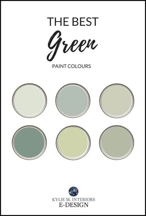 The Best Green Paint Colours Benjamin Moore Kylie M Interiors Edesign