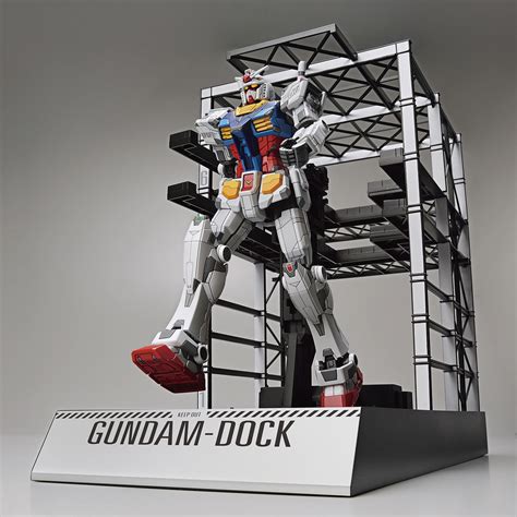1144 Rx 78f00 Gundam And G Dock Gundam Premium Bandai Usa Online