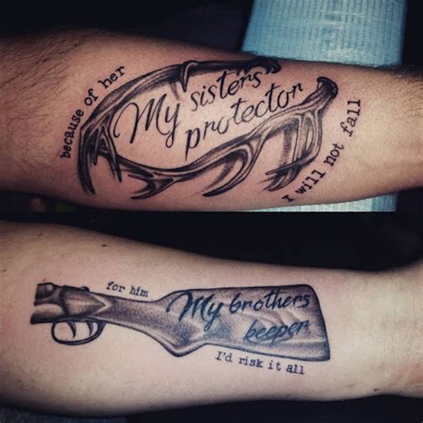 Top 87 Sister And Brother Matching Tattoos Best Ineteachers
