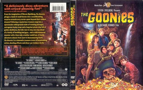 The Goonies 1985 Dvd Cover Front And Back Goonies Goonies 1985