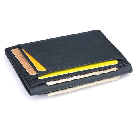 Slim credit card wallet can not only save your cards from getting lost but can also keep them safe from various external interferences or these sleek. Men PU Leather Slim Thin Credit Card Holder Mini Money Wallet ID Case Wallet | Alexnld.com