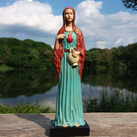 Mary Magdalena Statue Sculpture 30 Cm Coloured