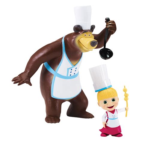 Masha And The Bear Chef Masha And The Bear Figures