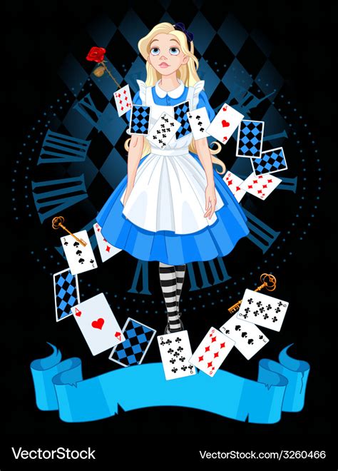 Alice In Wonderland Royalty Free Vector Image Vectorstock