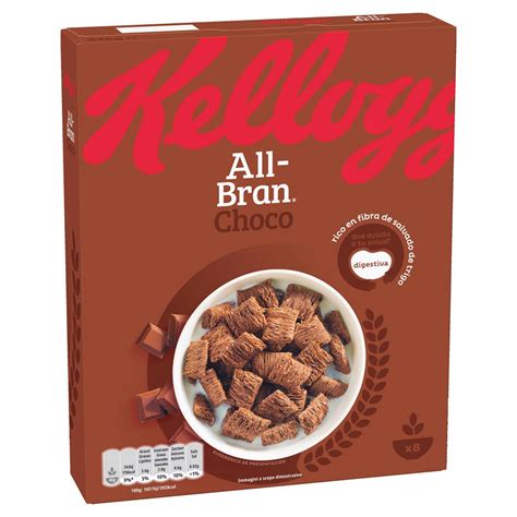 Cereais All Bran Chocolate Emb 375 Gr Kelloggs Continente Online