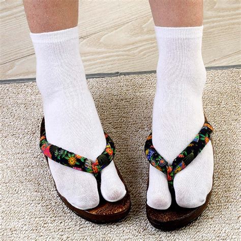 Hosiery And Socks Adult Japanese Kimono Tabi Socks Flip Flop Sandal Split Toe Tabi Ninja Geta Sock