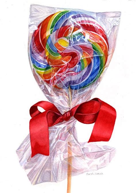 Rainbow Lollipop By Sarah Sartain Wow That Is So Realistic Oo