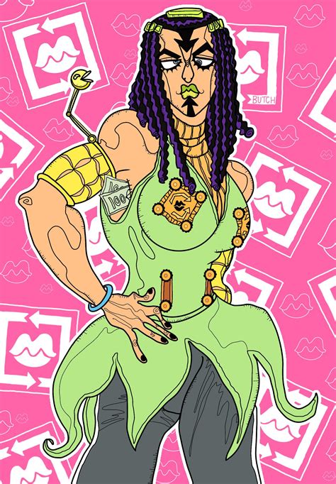 Drawing Every Jjba Character In Boingos Style — Ermes Costello R