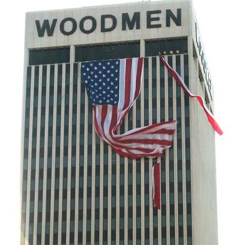 Faded Glory Both Of The Giant Flags On The Woodmen Tower E Flickr
