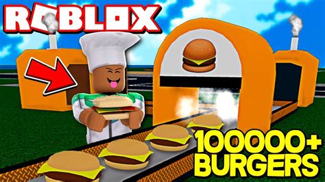 Roblox Burger Factory Tycoon Youtube
