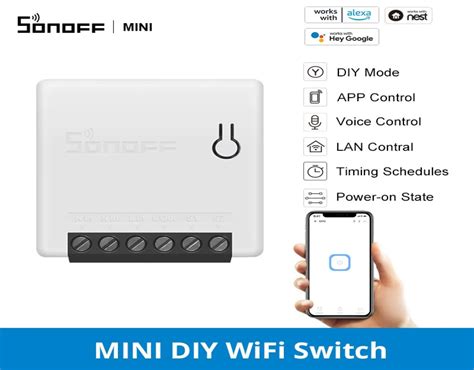 Sonoff Minir2 Smart Home Controll Wifi Switch 2 Way Diy Mode Module