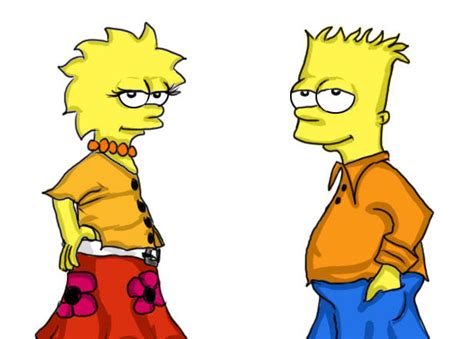Lisa And Bart Simpson By Lumitassu On Deviantart
