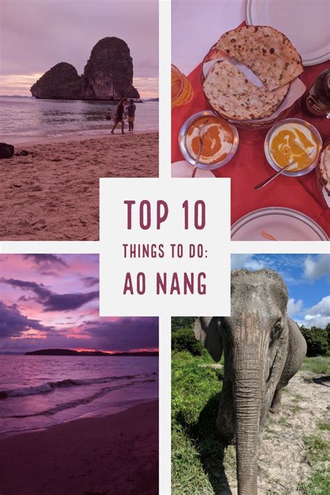 Krabi Thailand Top 10 Things To Do Near Ao Nang Where