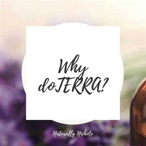 Why Doterra Naturally Nichole