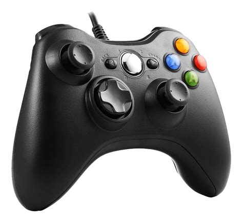 Controle Com Fio Xbox 360 E Pc Slim Joystick Original Feir R 4990