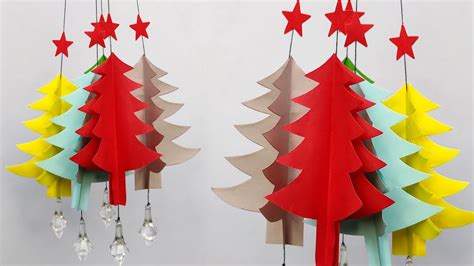Unique and Easy Christmas Decorations Ideas, Paper Wall Hanging