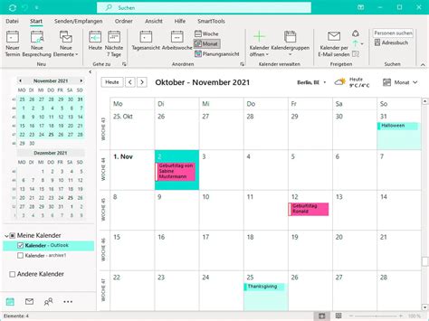 Kalendertage In Outlook Farbig Markieren Pc Welt