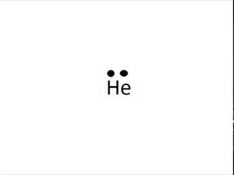 Helium Dot Diagram