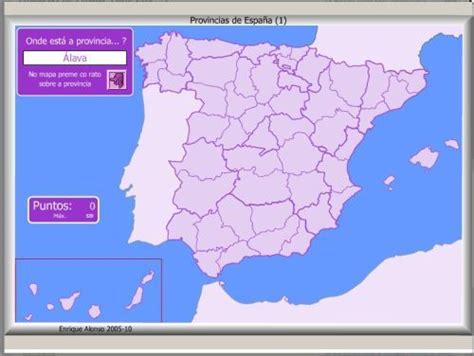 Provincias De EspaÑa Onde EstÁ A Provincia Mapa Interactivo Juegos