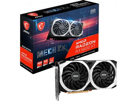 Msi Announces Amd Radeon Rx 6600 Xt Mech And Gaming Series