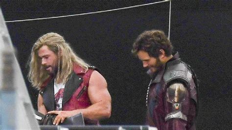 Thor Love And Thunder Viral Set Photos Reveal Chris Hemsworth And
