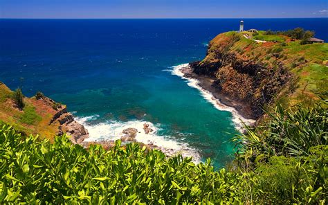Kilauea Lighthouse Hawaii Hd Desktop Wallpapers 4k Hd