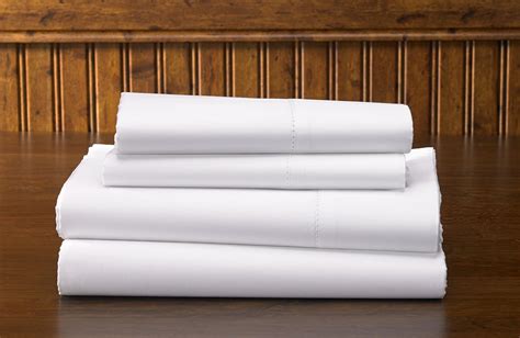 Buy Luxury Hotel Bedding from Marriott Hotels - White Hemstitch Sheet Set