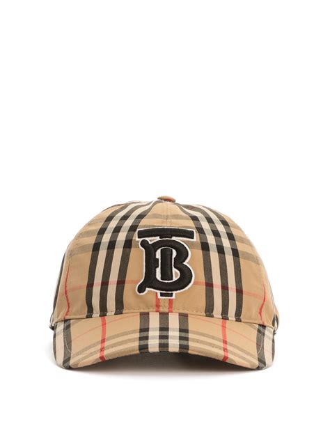 Burberry Vintage Check Monogram Baseball Cap Hats And Caps 8027502